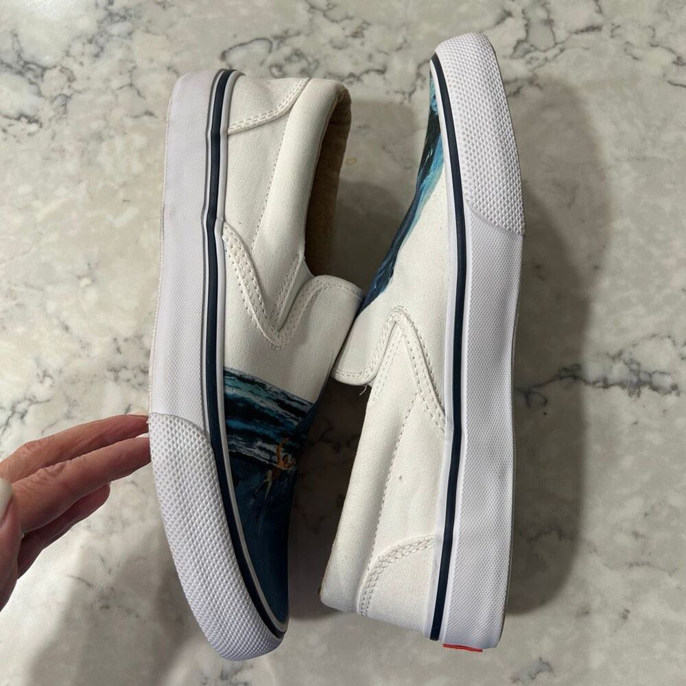 Sperry x JAWS Beach Closed Shark Slip-On Shoes Men's 7.5 Limited Edition - Picture 10 of 10